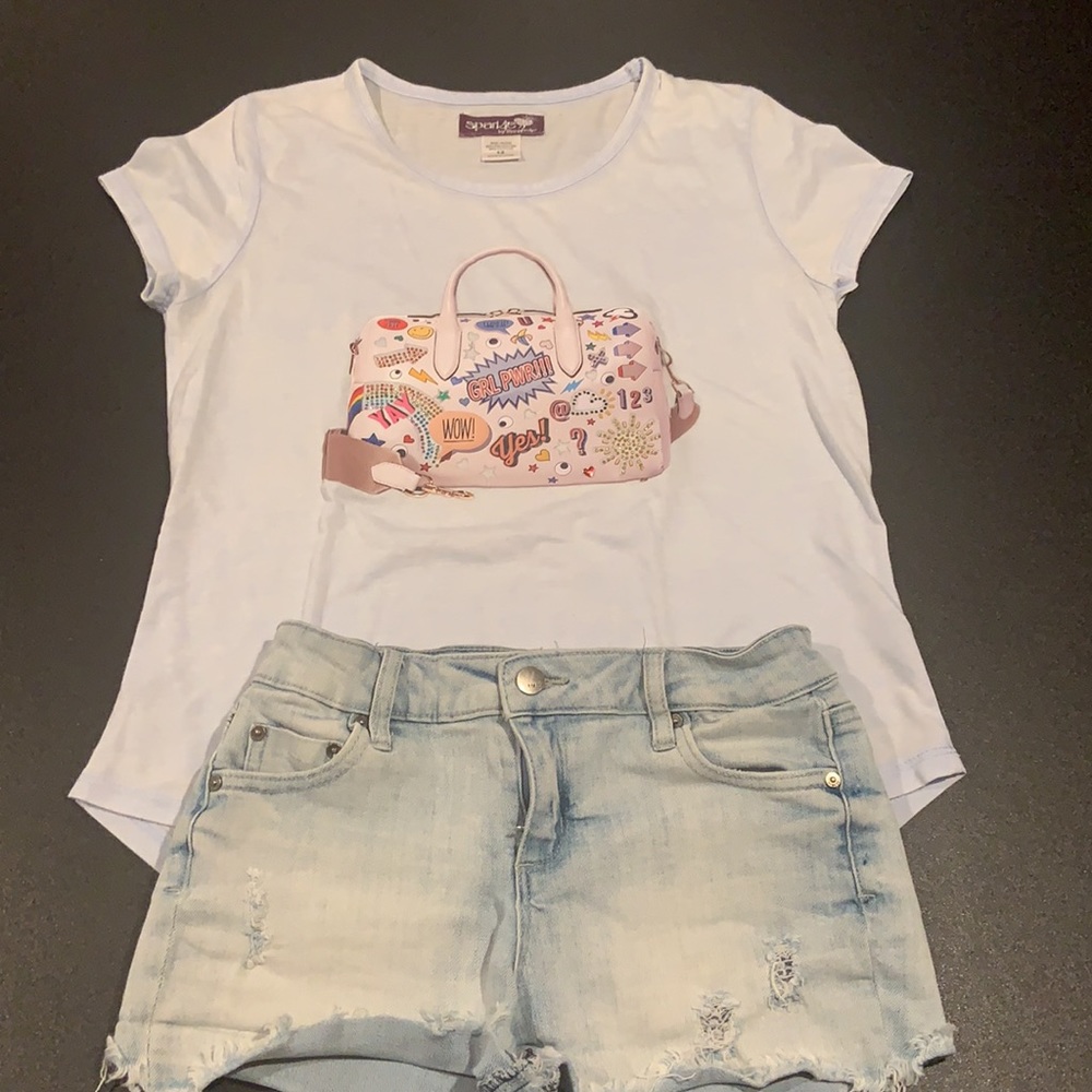 Girl’s Shots and Tee Set
